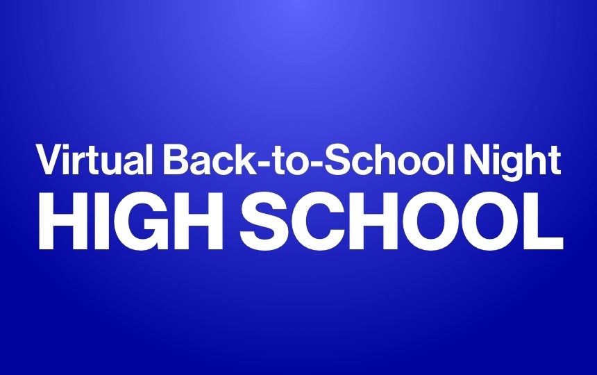 Virtual Back-to-School Night - High School