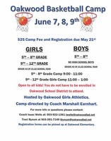 Oakwood Basketball Camp