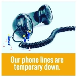 Phones are down